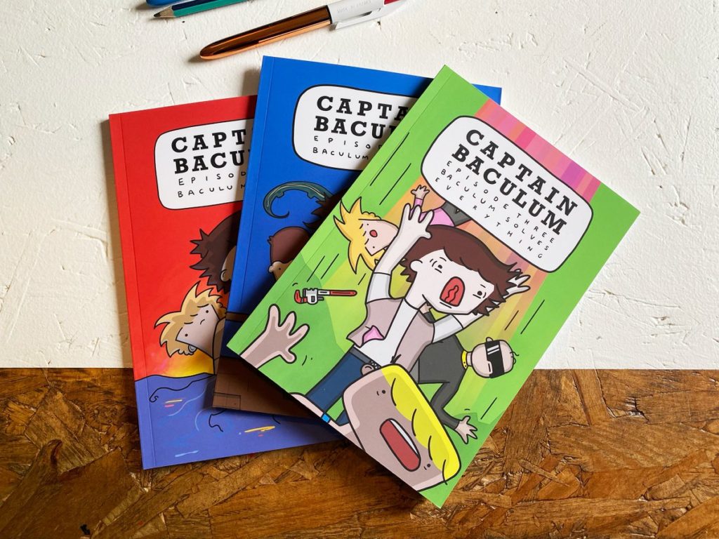 Captain Baculum definitive physical versions book 1-3